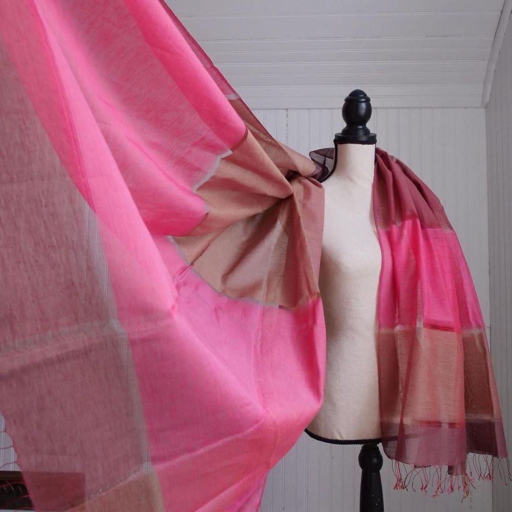 Gorgeous Anichini by Diviya giant color block scarf - Picture 4 of 6